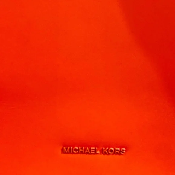 Michael Kors Vibrant Orange Tote - Picture 6 of 9